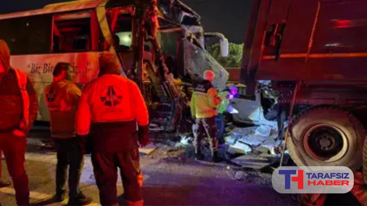Anadolu Otoyolu'nda zincirleme kaza. 1 &ouml;l&uuml;, 27 yaralı