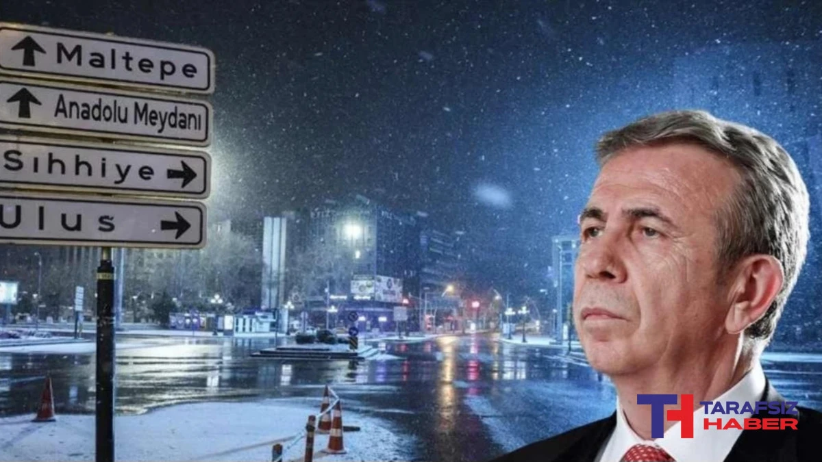 Ankara B&uuml;y&uuml;kşehir Belediyesi'nden buzlanma uyarısı!