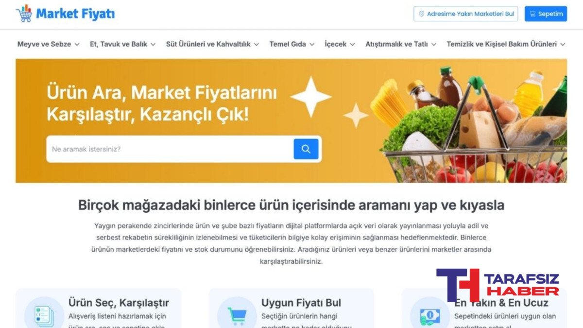 Bakanlığın Yeni Hizmeti: Bütün Market Fiyatları Tek Sitede 