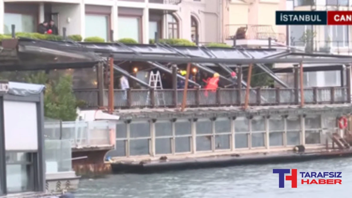 Bebek Otel'de ka&ccedil;ak b&ouml;l&uuml;mler yıkılıyor