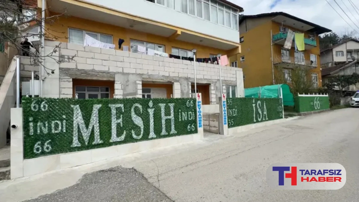 Ekipleri harekete ge&ccedil;iren yazı. Evinin her yerine yazdı, mahalleli ihbar etti