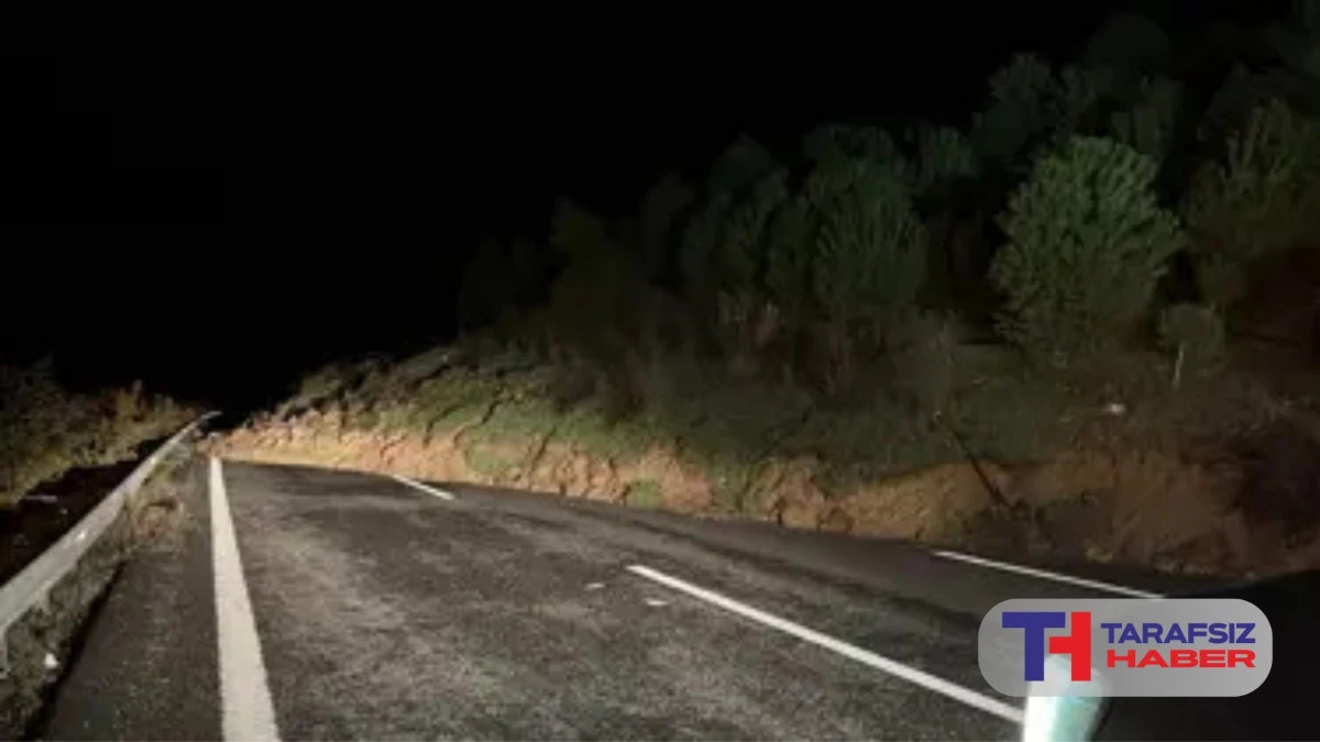 İstanbul-İzmir Otoyolu heyelan nedeniyle ulaşıma kapatıldı