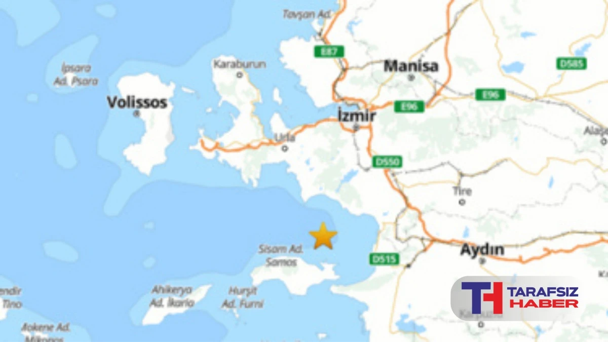 Kuşadası K&ouml;rfezi'nde 3.5 b&uuml;y&uuml;kl&uuml;ğ&uuml;nde deprem