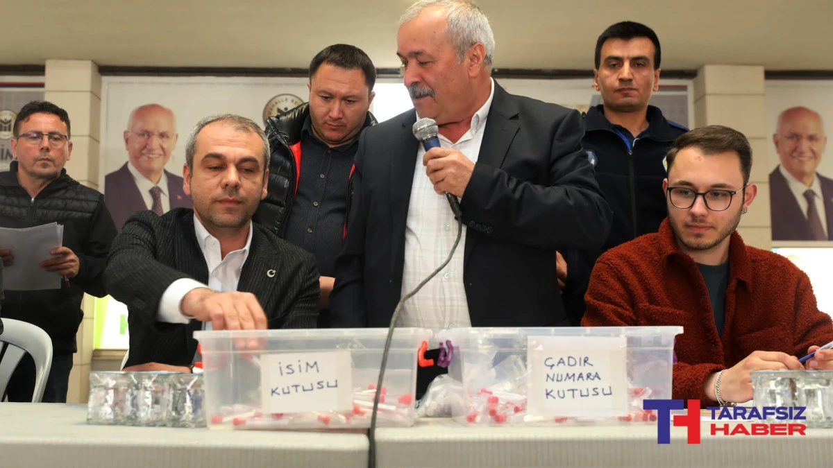 Yenimahalle'de Kurban &Ccedil;adır Yerleri Kura ile Belirlendi 